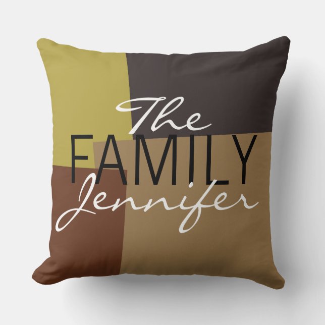 Elegant Modern Retro Colour Background #16 Throw Pillow (Front)