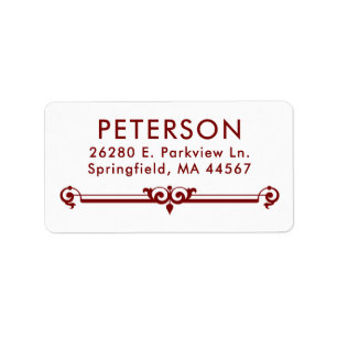 Elegant Modern Return Address Labels