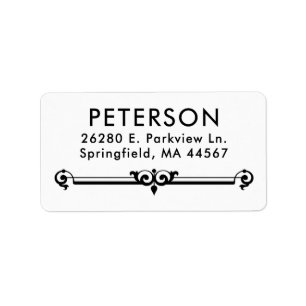 Elegant Modern Return Address Labels