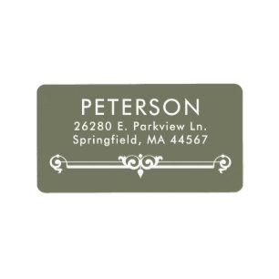 Elegant Modern Return Address Labels