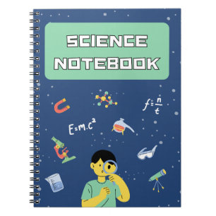 Elegant modern science  notebook