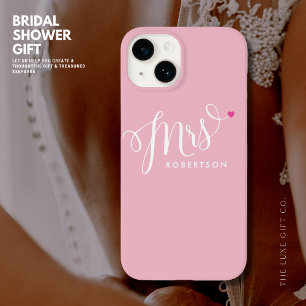 Elegant Modern Script Bride Future Mrs Case-Mate iPhone 14 Case