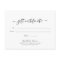 Elegant Modern Script Gold Heart Gift Certificate