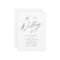 Elegant modern script minimalist wedding