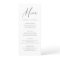 Elegant modern script minimalist wedding menu
