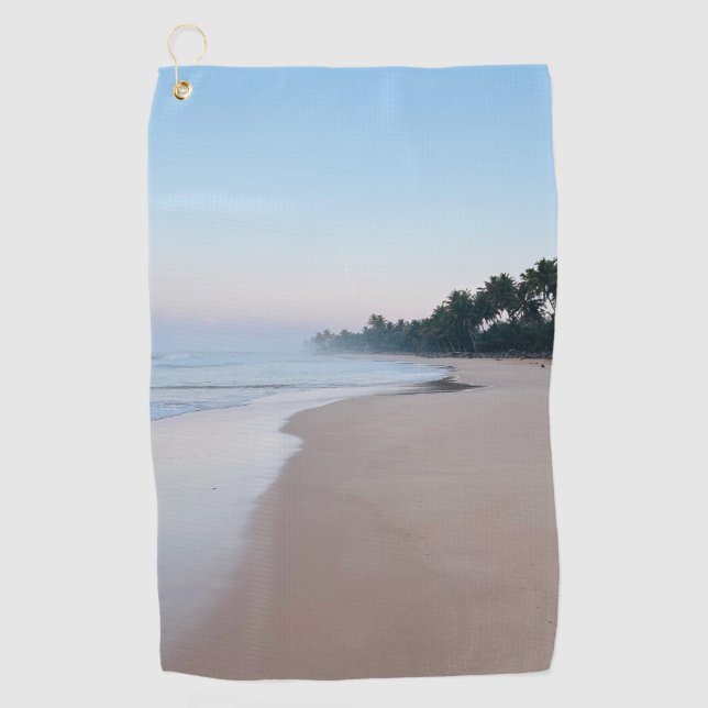 Elegant Modern Simple Custom Add Your Own photo Ca Golf Towel (Front)