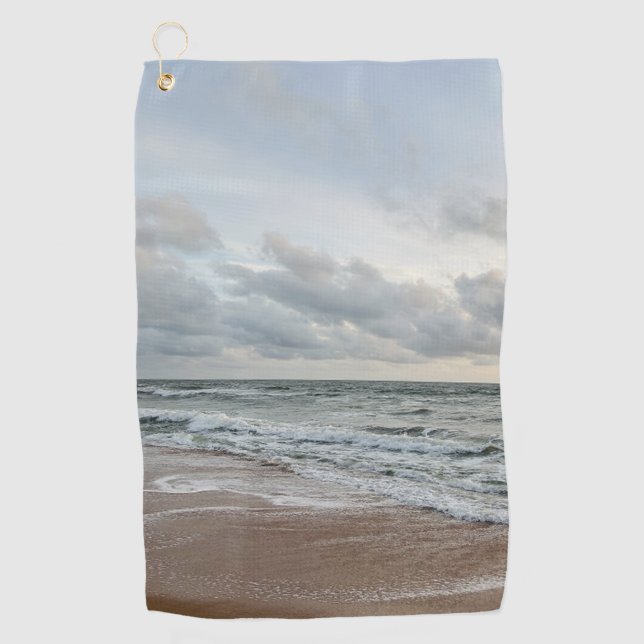 Elegant Modern Simple Custom Add Your Own photo Ca Golf Towel (Front)