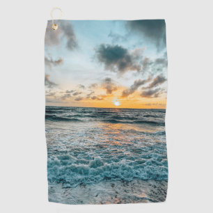 Elegant Modern Simple Custom Add Your Own photo Golf Towel