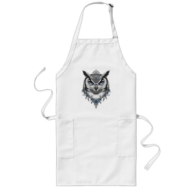 Elegant Modern Simple Custom Add Your Own photo Long Apron (Front)