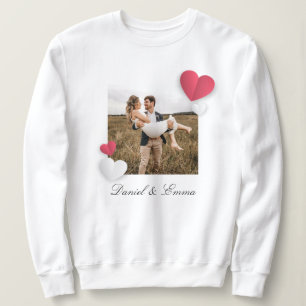 Elegant Modern Simple Custom Add Your Own photo Sweatshirt