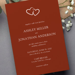 Elegant Modern Simple Elements Wedding Invitation
