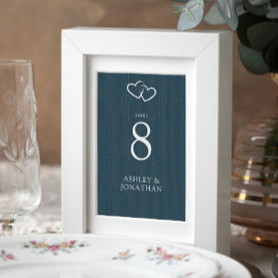 Elegant Modern Simple Elements Wedding Table Number