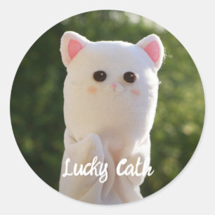 Elegant Modern Simple Personalized Photo  Classic Round Sticker