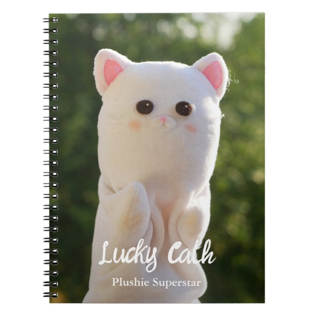 Elegant Modern Simple Personalized Photo Notebook (Front)