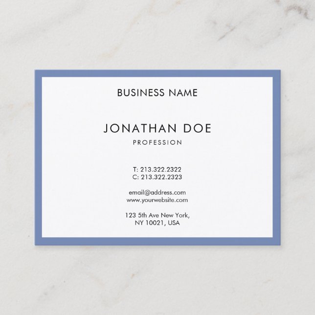 Elegant Modern Simple Professional Popular Luxury Business Card (Front)