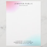 Elegant Modern Simple Trendy Colourful Template Letterhead<br><div class="desc">Elegant Modern Simple Trendy Colourful Template Letterhead.</div>