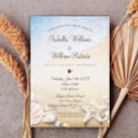 Elegant Modern Starfish Tropical Beach Wedding Invitation<br><div class="desc">Elegant Modern Starfish Tropical Beach Wedding Invitations, Customizable and Ready to Personalize! Drift away with our beautifully crafted Elegant Modern Starfish Tropical Beach Wedding Invitations. The design radiates with the serene beauty of a starfish, enveloped in a modern elegant theme that befits a classic beach wedding. Our invitation reflects the...</div>