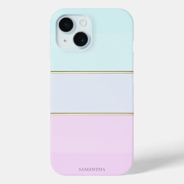Elegant Modern Striped,Ombre Case-Mate iPhone Case (Back)