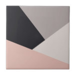 Elegant modern stylish geometric colour block tile<br><div class="desc">Minimalist and colourful geometric design.</div>