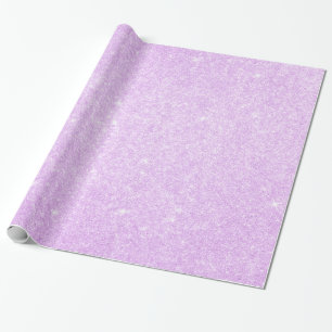 Elegant modern stylish purple glitter wrapping paper