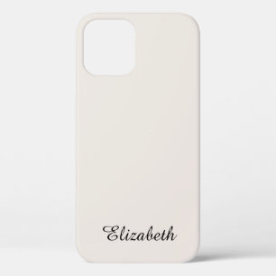 Elegant Modern Template Calligraphy Name Monogram iPhone 12 Case