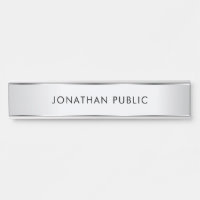 Elegant Modern Template Customizable Silver Look