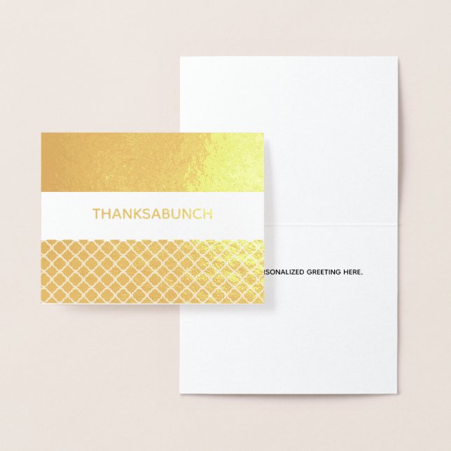 Elegant Modern Thank You Note Card (Display)