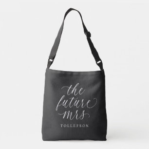Elegant Modern The Future Mrs Bridal Crossbody Bag