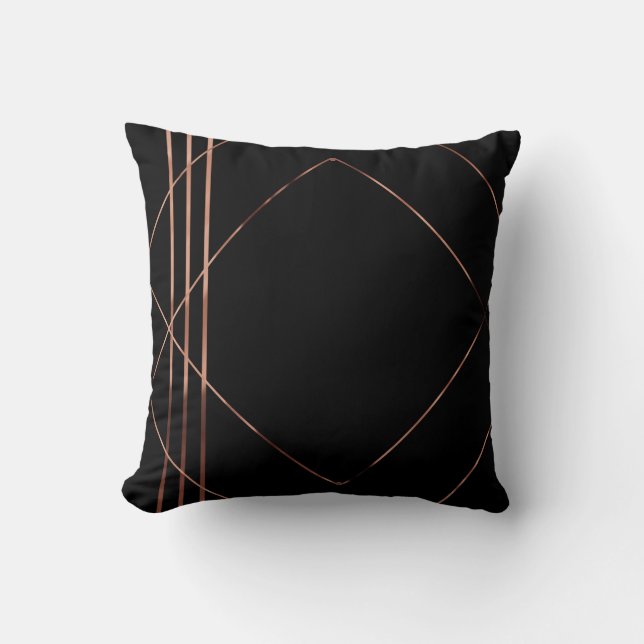 elegant modern throw pillow (Front)