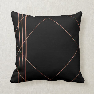 elegant modern throw pillow