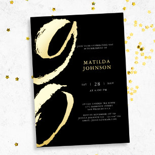 Elegant Modern Typography 90th Birthday