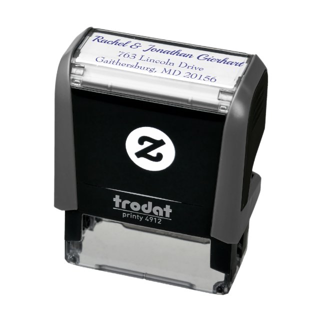 Elegant Modern Typography Mailing Self-inking Stamp (Product)
