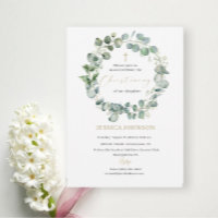 Elegant Modern Watercolor Baptism