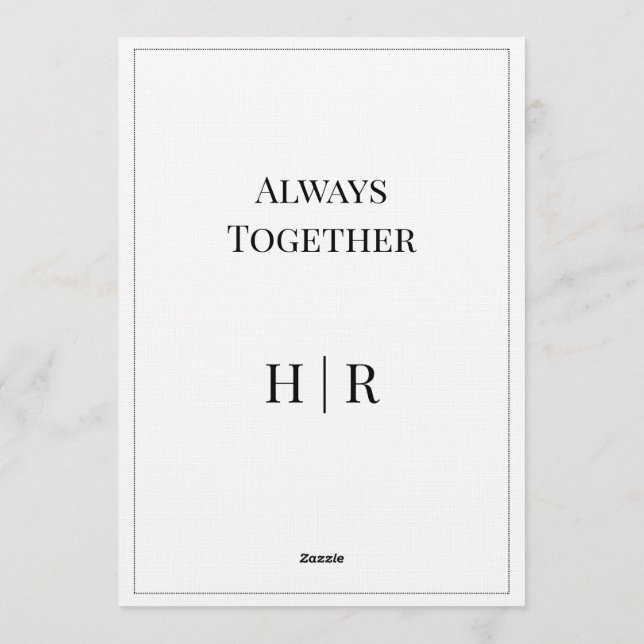 Elegant Modern Wedding Invitation | Timeless (Dos)