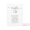 Elegant Modern Wedding Seating Chart Cards