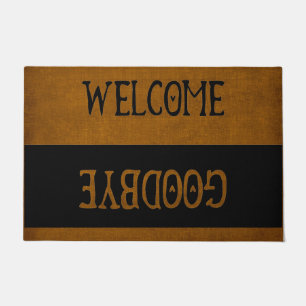 Elegant Modern Welcome Goodbye Doormat