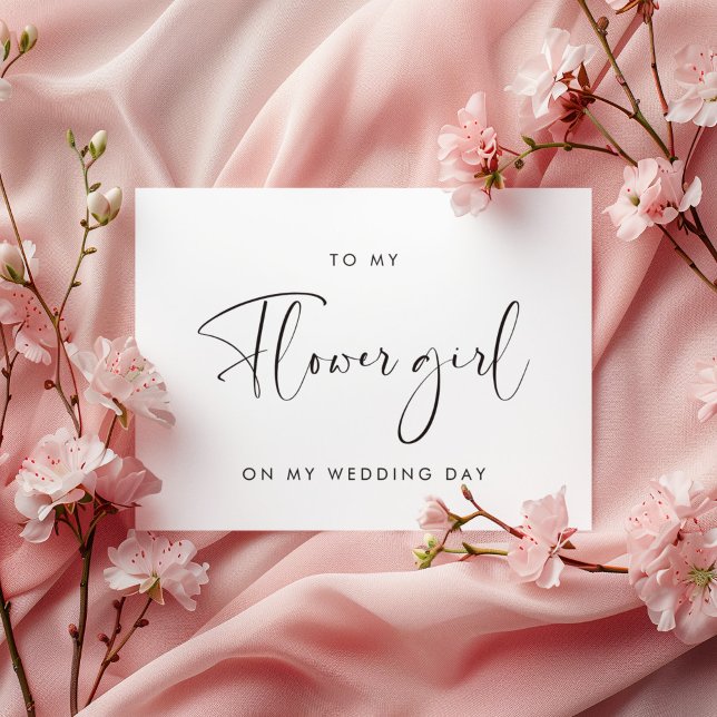 Élégant moderne à ma carte de jour de mariage Flow (Créateur téléchargé)