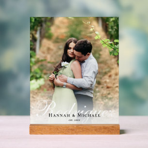 Élégant Moderne Calligraphie Nom Mariage