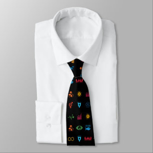 Élégant moderne durable tendance cravate noire