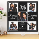 Elegant MOM 5 Photo Collage Monogram Unique Mom Canvas Print<br><div class="desc">Surprise mom this mothers day with a personalized 5 photo unique mother poem & monogram canvas. "Always My Mother, Forever My Friend" Personalize this mom canvas with favourite photos, message and name.. Visit our collection for the best mom mother's day gifts and personalized mom gifts. COPYRIGHT © 2022 Judy Burrows,...</div>