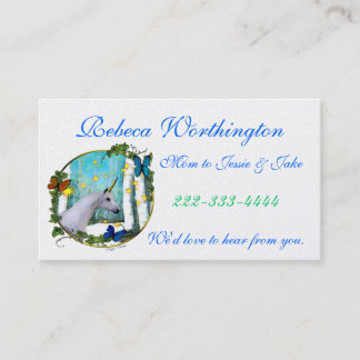Elegant Mommy Calling Card