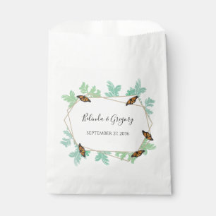 Elegant Monarch Butterfly Wedding  Favour Bag