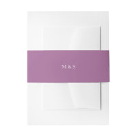 Elegant Monochromatic Pastel Purple Personalized