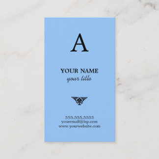 Elegant Monogram Business Cards