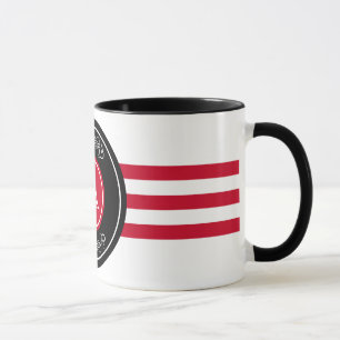 Elegant monogram design mug