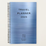 Elegant Monogram Faux Gold Travel Planner<br><div class="desc">Elegant Monogram Faux Gold Travel Planner.</div>