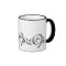 Elegant Monogram Initial P Coffee Mug