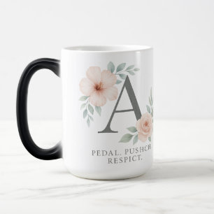"Elegant Monogram K Mug – Personalized Coffee Cup