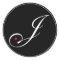 Elegant Monogram Letter J with heart