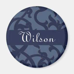 Elegant Monogram Magnets